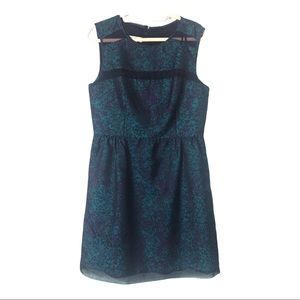 Ivy & Blu Maggies Boutique Vintage Fit & flare, size 14, 100% silk, EUC